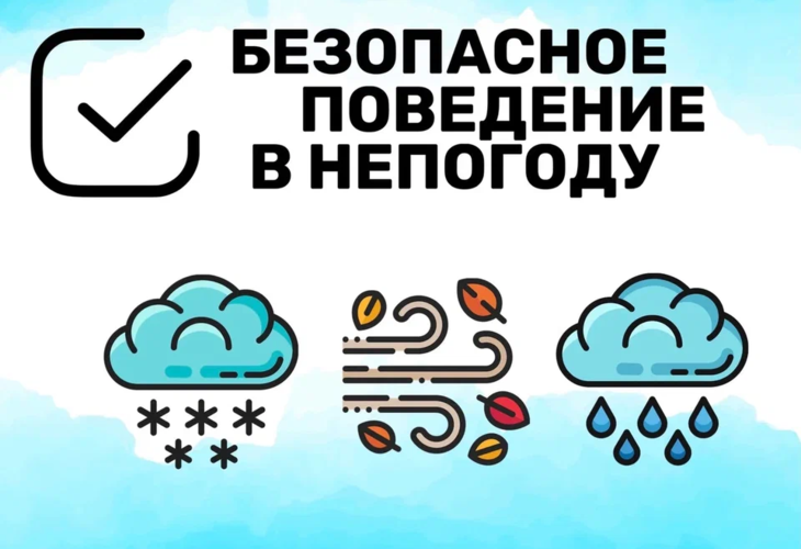 Правила безопасного поведения в непогоду: МЧС России информирует
